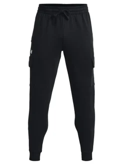 Zwart - Under Armour Rival cargojoggingbroek van fleece