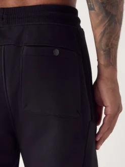 Zwart - Utility Brushback Heavyweight Cargo Joggers