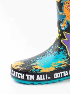 Zwart - Vanilla Underground Kids Pokemon Wellies with Handles
