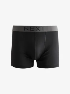 Zwart - Verpakking van 4 - 100% katoenen boxershorts