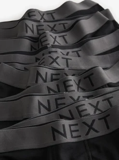 Zwart - Verpakking van 10 - 100% katoenen boxershorts