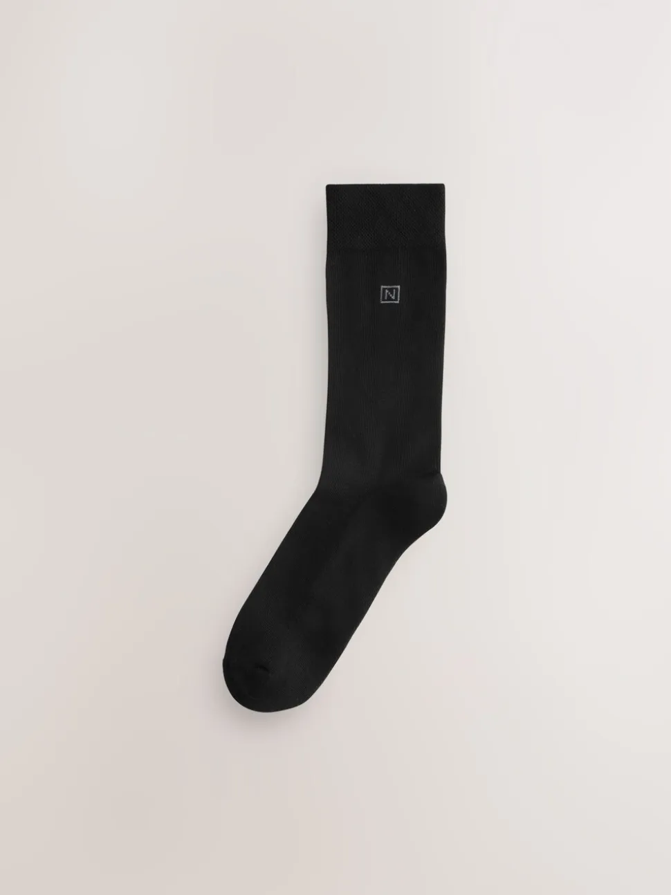 Zwart - Verpakking van 5 - Comfortabele sokken met verzachte zool