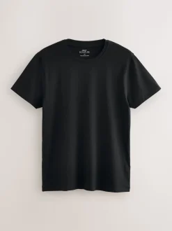 Zwart - Verpakking van 2 - Comfort T-shirt
