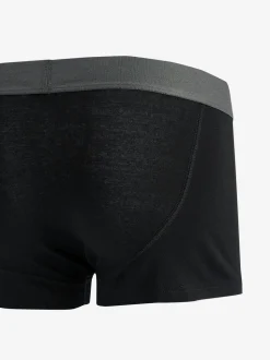 Zwart - Verpakking van 4 - Hipster boxershorts van 100% katoen