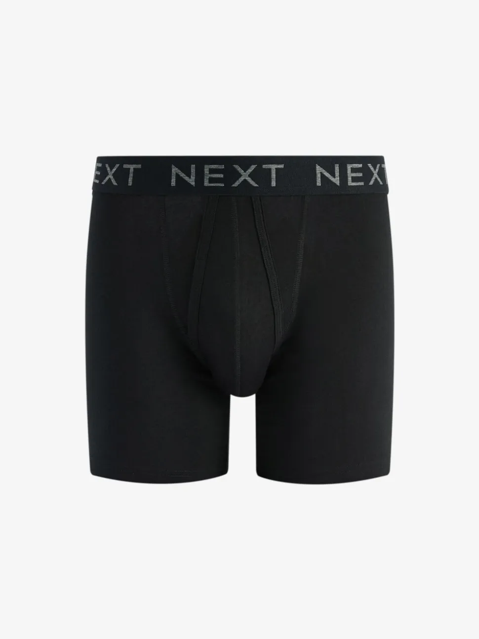 Zwart - Verpakking van 15 - Sportboxershorts met A-voorkant en langere pijpen