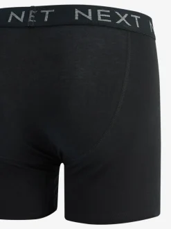 Zwart - Verpakking van 15 - Sportboxershorts met A-voorkant en langere pijpen