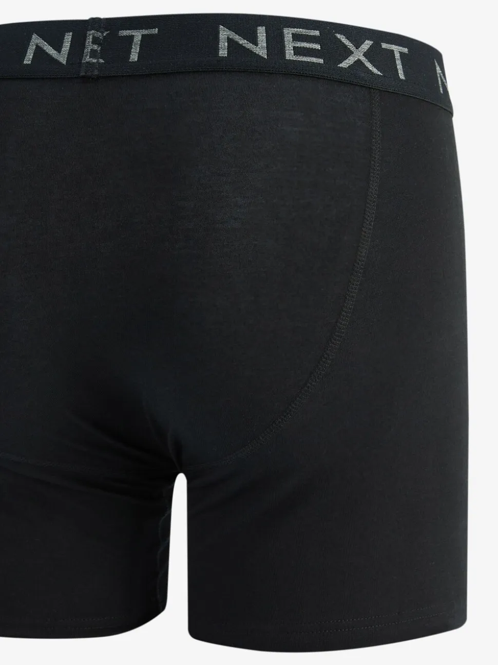 Zwart - Verpakking van 15 - Sportboxershorts met A-voorkant en langere pijpen