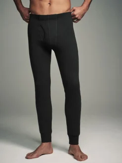 Zwart - Verpakking van 2 - Thermische legging