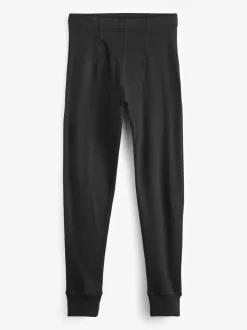 Zwart - Verpakking van 2 - Thermische legging