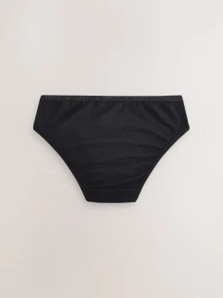 Zwart - Verpakking van 5 bikinibroekjes (5-16 jr)