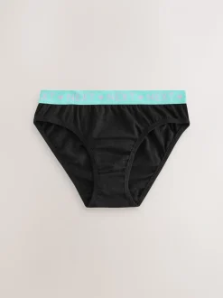Zwart - Verpakking van 7 bikinibroekjes (5-16 jr)
