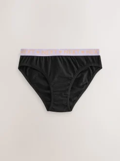 Zwart - Verpakking van 7 bikinibroekjes (5-16 jr)