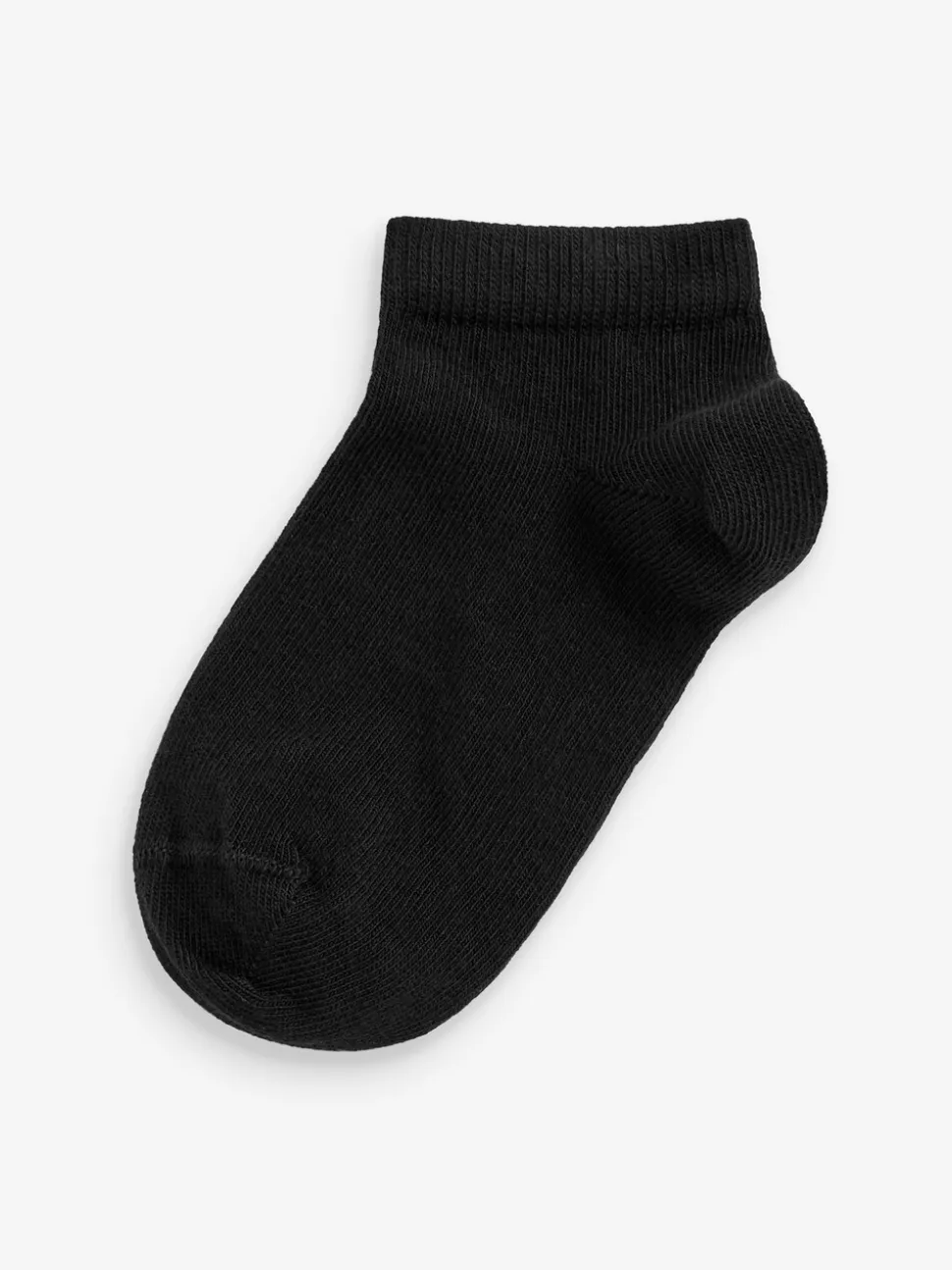 Zwart - Verpakking van 10 paar sneakersokken