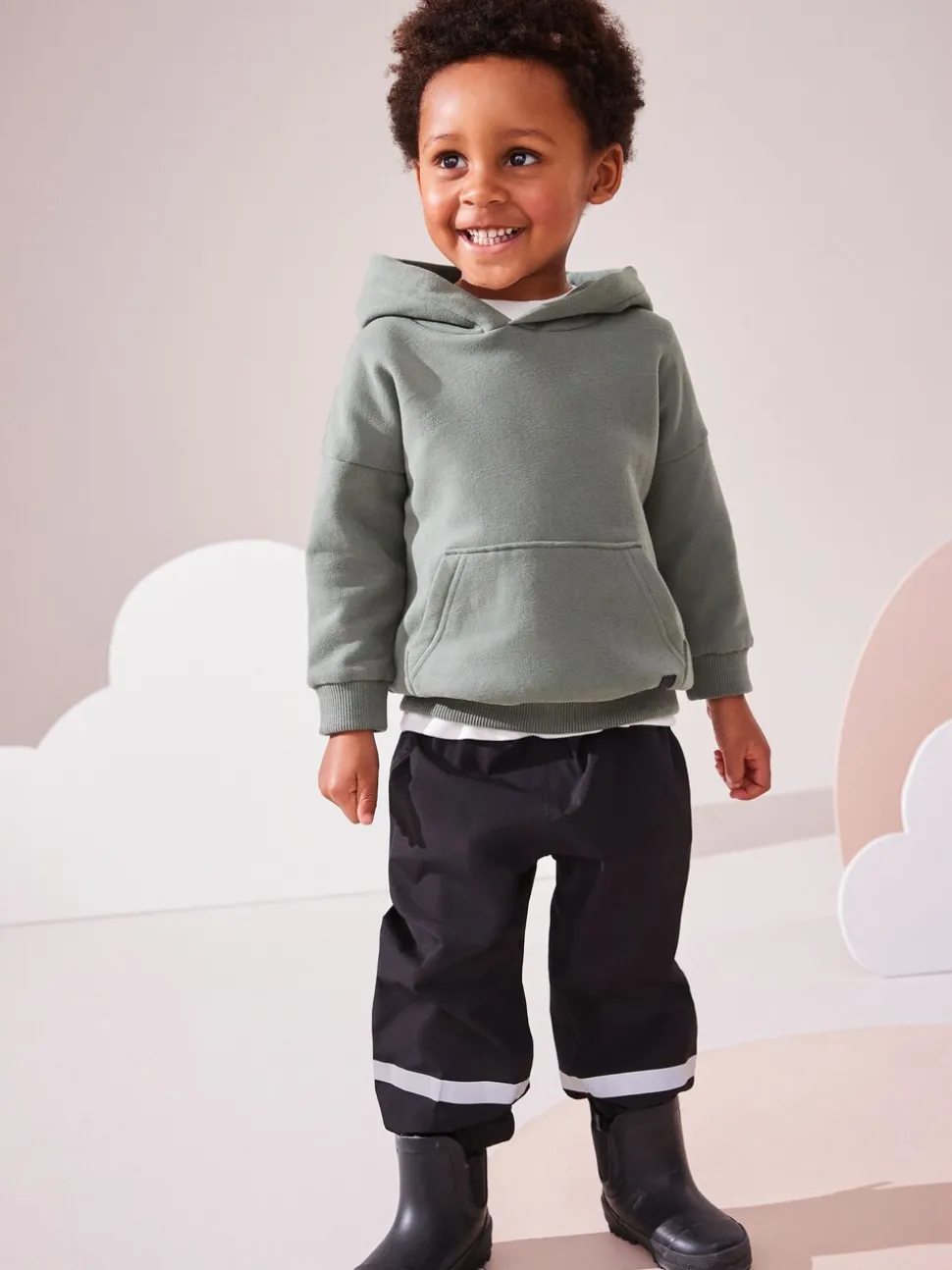 Zwart - Waterdichte broek (9 mnd-10 jr)
