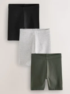 Zwart & wit - Set van 3 fietsshorts (3 mnd-7 jr)