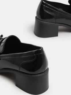 Zwart - Yours Curve Extra Wide Fit Heeled Tassel Loafers