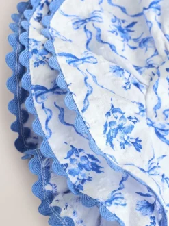 Zwart bloemenprint - Jurk met engelmouwen (3 mnd-8 jr)
