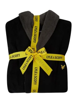 Zwart chroom - Lyle & Scott Adrian badjas