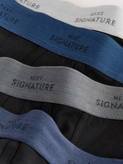 Zwart comfortabel zacht - Verpakking van 4 - Signature boxershorts