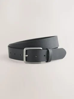Zwart en bruin - Burnished Leather Belts Set 2 Pack