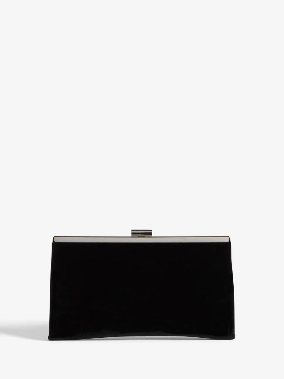 Zwart fluweel - Friends Like These Occasion Clutch Bag