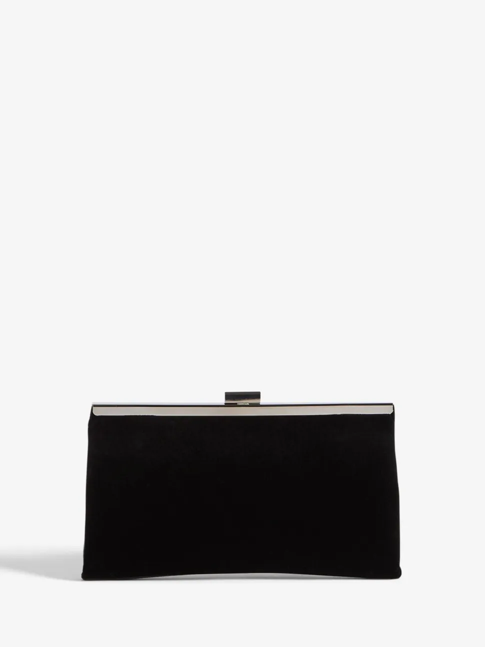 Zwart fluweel - Friends Like These Occasion Clutch Bag