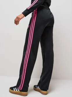 Zwart grijs - Adidas Originals Classic Firebird Track Pant Trousers