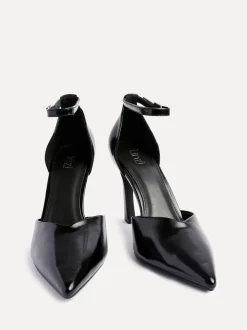Zwart grijs - Linzi Moira Classic Stiletto Court Heels