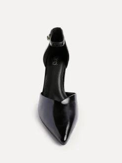 Zwart grijs - Linzi Moira Classic Stiletto Court Heels