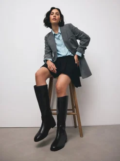 Zwart leer - Forever Comfort® Regular Foot with Wide Calf Riding Boots