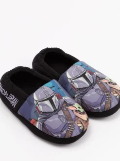 Zwart Mandalorian - Vanilla Underground winterpantoffels