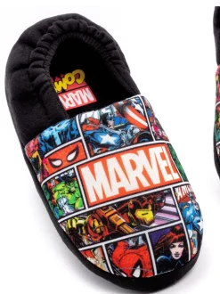 Zwart Marvel® - Vanilla Underground winterpantoffels