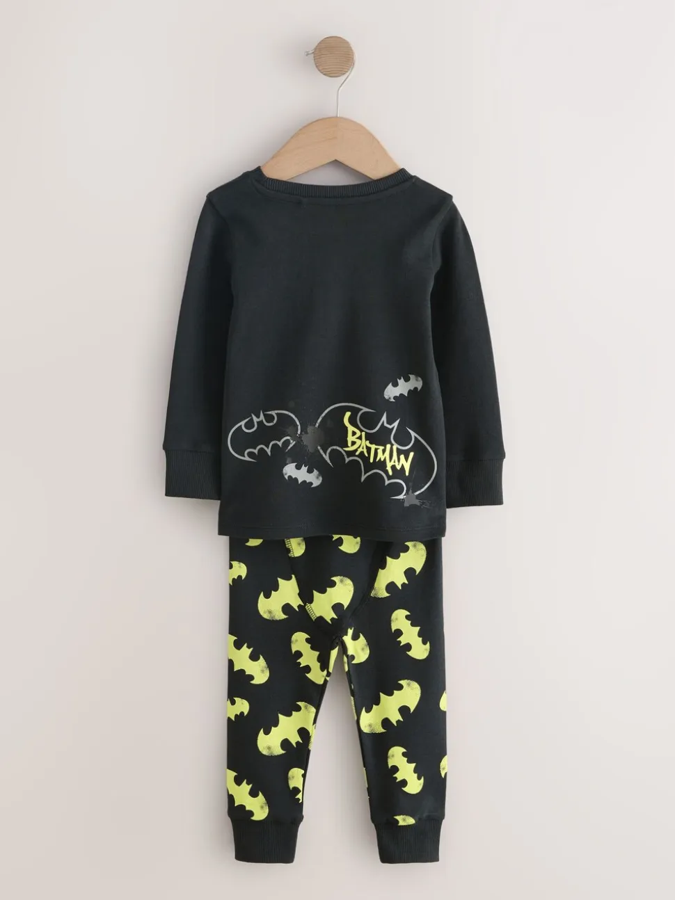 Zwart met Batman - Gelicentieerde knusse pyjama's 2 pack (9mnd -10jr)