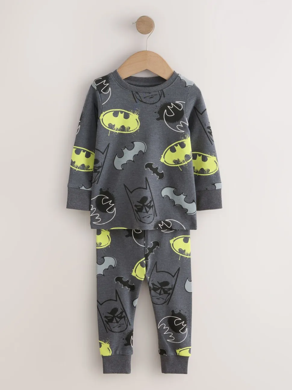 Zwart met Batman - Gelicentieerde knusse pyjama's 2 pack (9mnd -10jr)