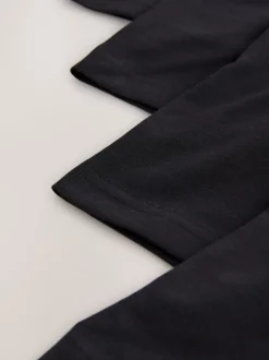 Zwart met blauwe/grijze tailleband - Signature Comfort Zachte Boxershorts