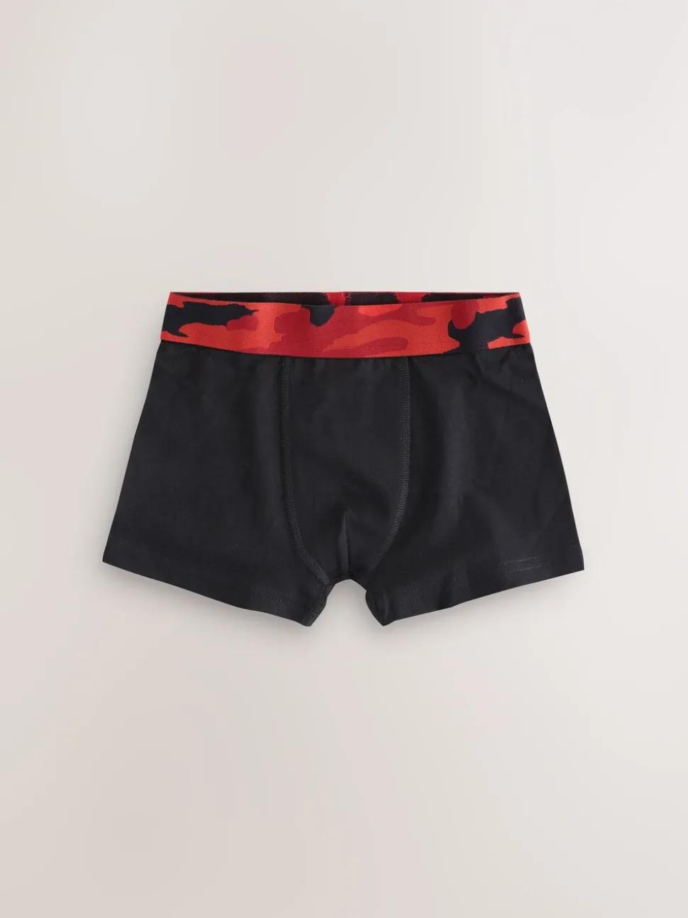 Zwart met camouflage tailleband - Verpakking van 5 boxers (2-16jr)