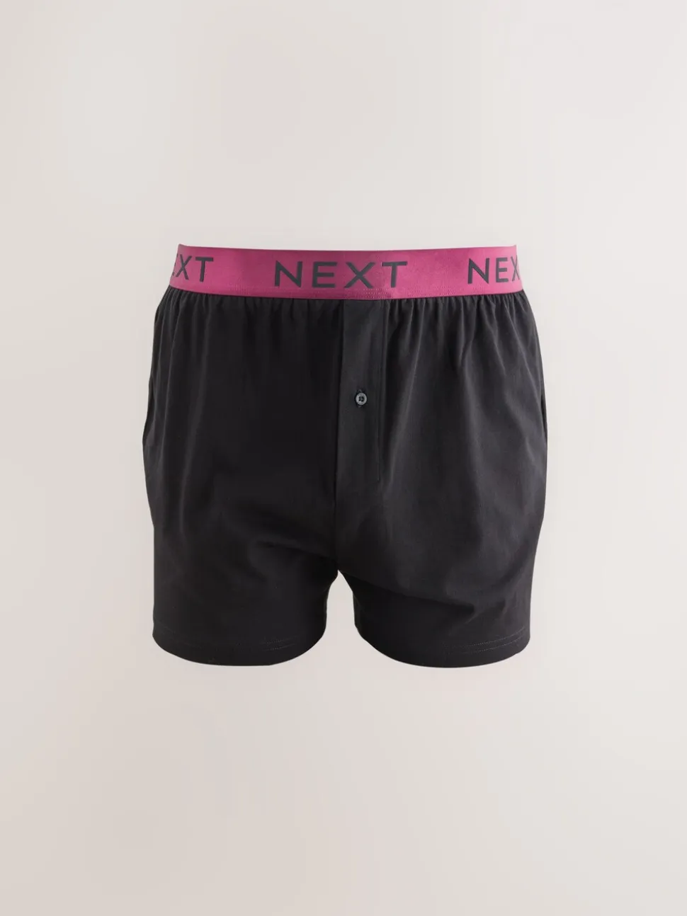 Zwart met felgekleurde tailleband - Ruimvallende Boxers
