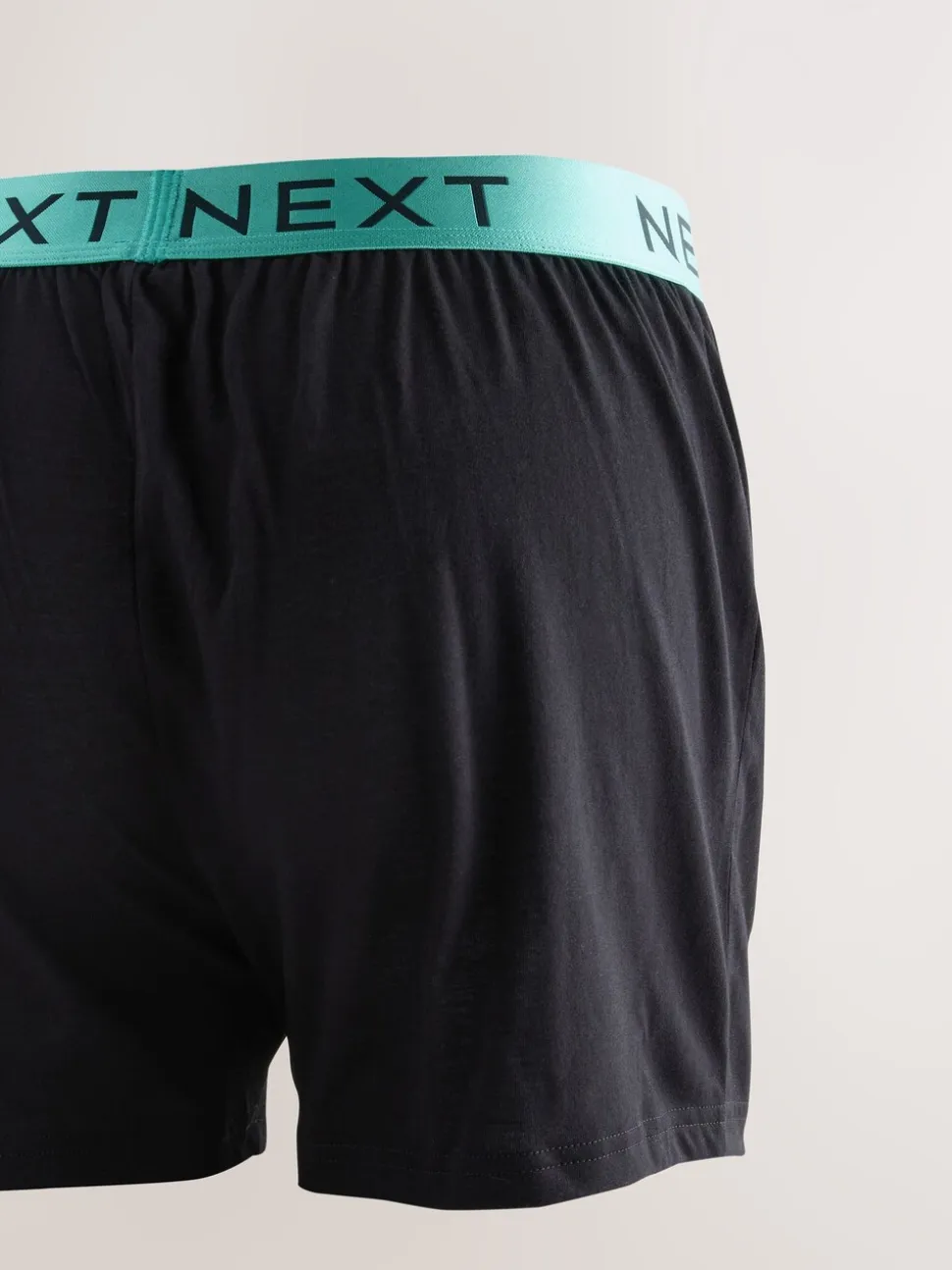 Zwart met felgekleurde tailleband - Ruimvallende Boxers