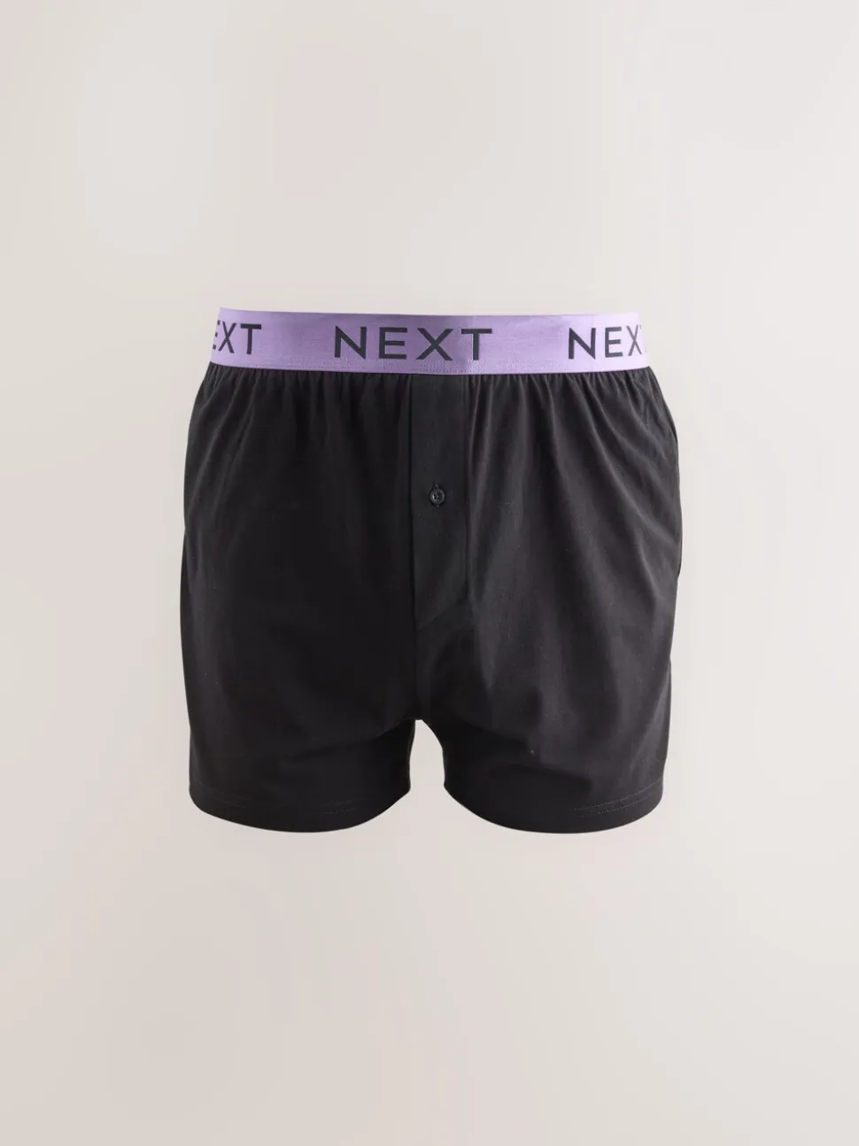 Zwart met felgekleurde tailleband - Ruimvallende Boxers