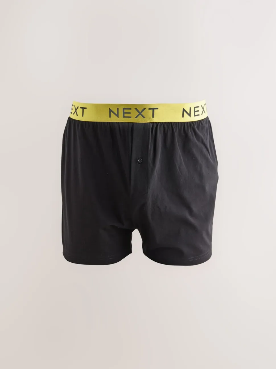 Zwart met felgekleurde tailleband - Ruimvallende Boxers