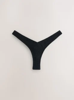 Zwart met kreuk - Bikinibroekjes