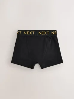 Zwart met luxe goudkleurige tailleband - Verpakking van 5 trunks (1,5-16jr)