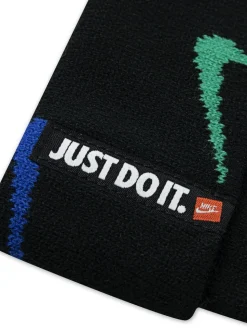 Zwart met meerkleurig - Nike Swoosh Repeat Beanie and Glove Set