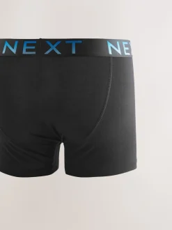 Zwart met ombré tailleband - Boxershorts van katoenrijk materiaal met A-voorkant