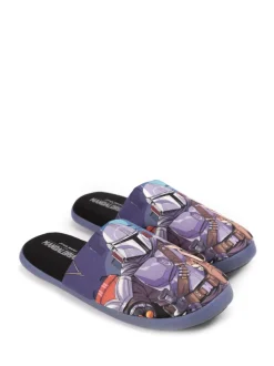 Zwart met sterrenprint - Vanilla Underground Mr Men Mr Lazy pantoffels