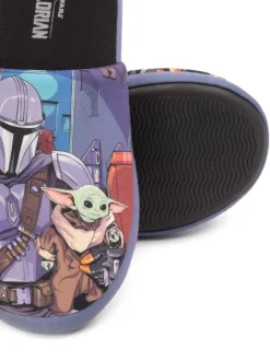 Zwart met sterrenprint - Vanilla Underground Mr Men Mr Lazy pantoffels