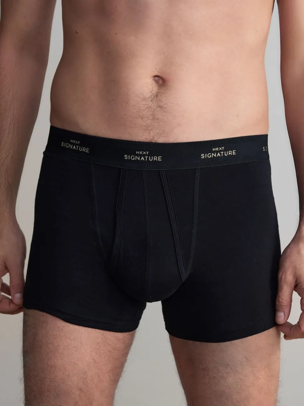 Zwart metallic - Verpakking van 4 - Signature boxershorts