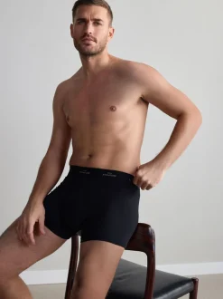 Zwart metallic - Verpakking van 4 - Signature boxershorts