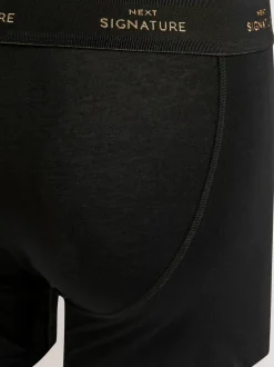 Zwart metallic - Verpakking van 4 - Signature boxershorts