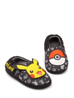 Zwart Pokemon - Vanilla Underground winterpantoffels